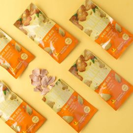 DALSAEANG Sweet Ginger Chips 14g – Candied Ginger made with 100% Bongdong Ginger, Ultra-Thin 1mm Crunch, Naturally Sweet Flavor, Perfect Daily Pack _ Made in KOREA